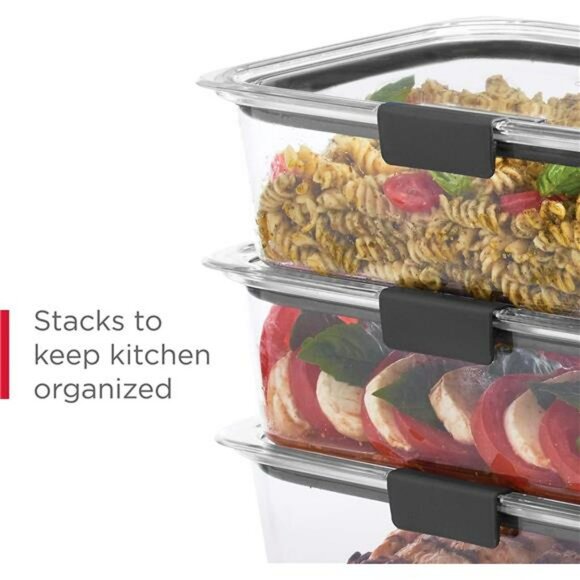 Airtight Leakproof Food Storage Containers Set with Lids for Meal Prep Lunch - Picture 6 of 7